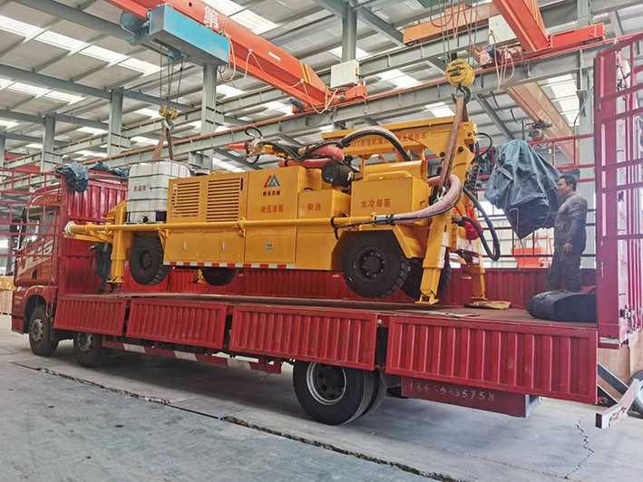 疫情防控不松懈，柴油機礦用混凝土濕式噴射車(chē)正常發(fā)貨！